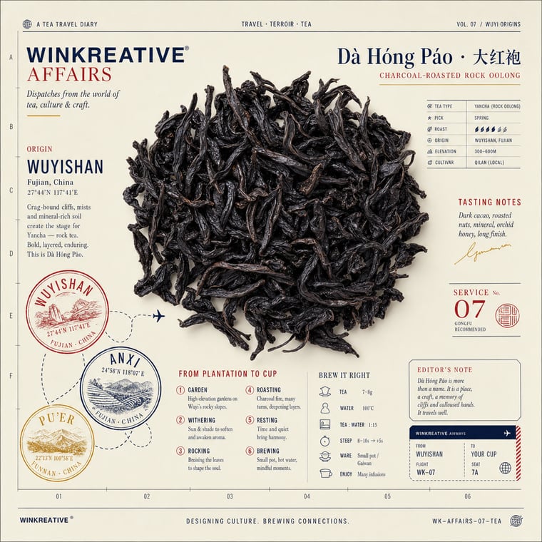 The design — Dà Hóng Páo