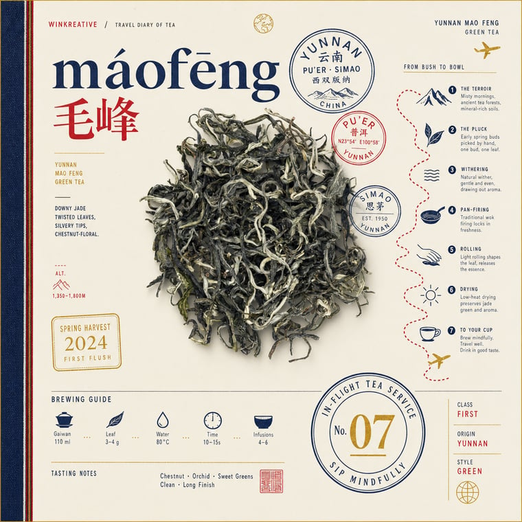 The design — Yunnan Mao Feng Green Tea